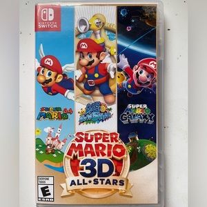 Nintendo switch Super Mario 3d all stars game